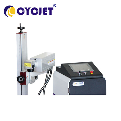 UV Fly Laser Marking Machine For PE Plastic Packaging Bag 110mm*110mm