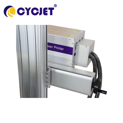 UV Fly Laser Marking Machine For PE Plastic Packaging Bag 110mm*110mm