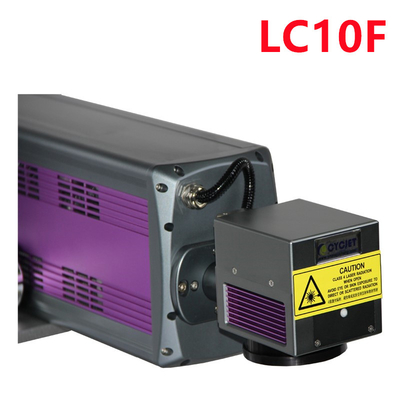 10W fly laser printing machine cO2 laser source for plastic material