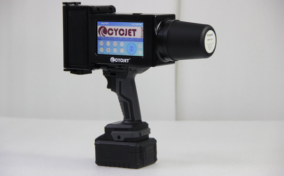 Industrial Handheld Inkjet Printer Product Information Printing for Wooden Case