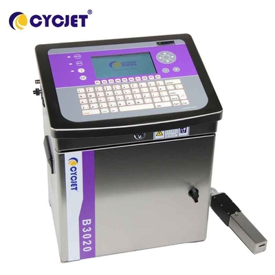 شماره لات Qrcode چاپگر جوهرافشان Cij CYCJET B3020 دسته ای کدگذاری و چاپگرهای علامت گذاری تاریخ
