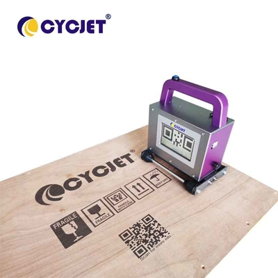 قاب چوبی چاپگر جوهرافشان دستی قابل حمل CYCJET دسته ای چاپگر شماره